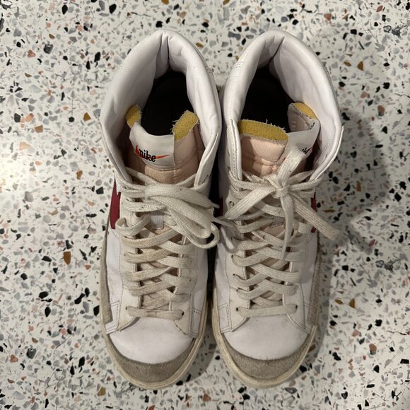 ⚡️SOLD⚡️Nike Shoes Men Size 11 Blazer MID '77 VNTG Red Sail White Blanc Rouge - Picture 5 of 8